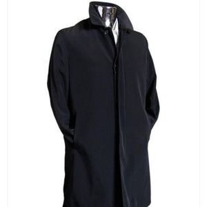 Ralph Lauren Rain Coat Removable Lining long men black size 42R